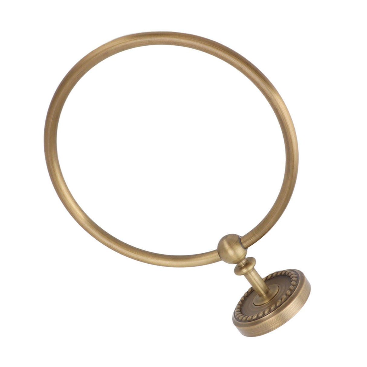 Bath Towel Ring Copper Round Wall Mounted Hand Shower Towel Holder Rack for Bathroom 970830