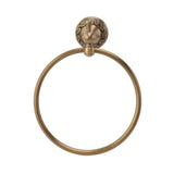 Bath Towel Ring Copper Round Wall Mounted Hand Shower Towel Holder Rack for Bathroom 980830 - Top-Down View