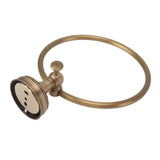 Bath Towel Ring Copper Round Wall Mounted Hand Shower Towel Holder Rack for Bathroom 980830 - 45-Degree Angle