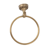 Bath Towel Ring Copper Round Wall Mounted Hand Shower Towel Holder Rack for Bathroom 980830 - Low Angle