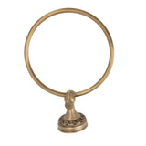 Bath Towel Ring Copper Round Wall Mounted Hand Shower Towel Holder Rack for Bathroom 980830 - Extra Image