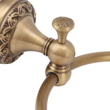 Bath Towel Ring Copper Round Wall Mounted Hand Shower Towel Holder Rack for Bathroom 980830 - Extra Image