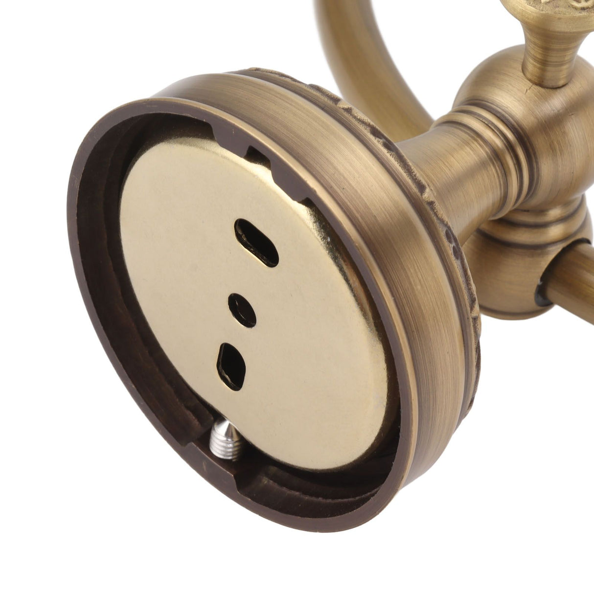 Bath Towel Ring Copper Round Wall Mounted Hand Shower Towel Holder Rack for Bathroom 980830