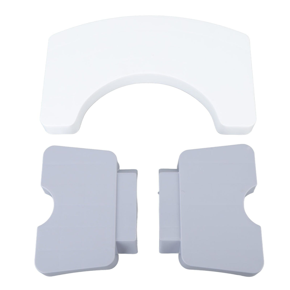 Foldable Toilet Potty Stool PP Portable Squatting Potty Foot Stool for Healthy Gifts Travel White