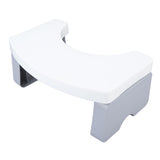Foldable Toilet Potty Stool PP Portable Squatting Potty Foot Stool for Healthy Gifts Travel White