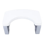Foldable Toilet Potty Stool PP Portable Squatting Potty Foot Stool for Healthy Gifts Travel White