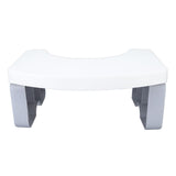 Foldable Toilet Potty Stool PP Portable Squatting Potty Foot Stool for Healthy Gifts Travel White