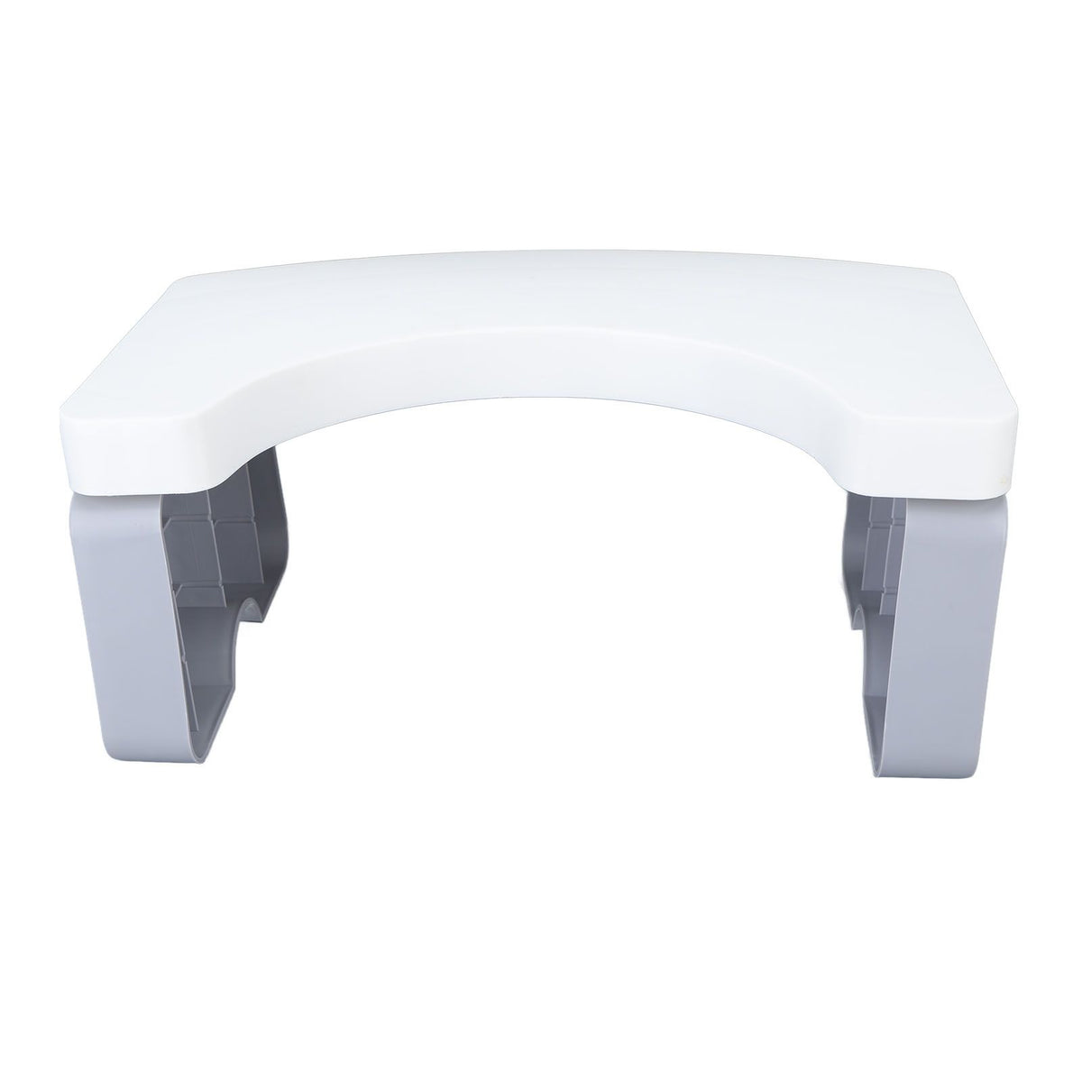 Foldable Toilet Potty Stool PP Portable Squatting Potty Foot Stool for Healthy Gifts Travel White