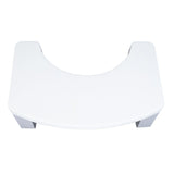 Foldable Toilet Potty Stool PP Portable Squatting Potty Foot Stool for Healthy Gifts Travel White - Extra Image