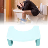 Foldable Toilet Potty Stool PP Portable Squatting Potty Foot Stool for Healthy Gifts Travel Green