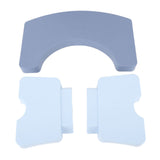 Foldable Toilet Potty Stool PP Portable Squatting Potty Foot Stool for Healthy Gifts Travel Blue