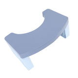 Foldable Toilet Potty Stool PP Portable Squatting Potty Foot Stool for Healthy Gifts Travel Blue - 45-Degree Angle