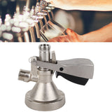 G System Keg Coupler Stainless Steel Probe Brass G Type Home Brewin Beer Keg Tap Dispenser Distributor Coupler