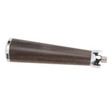 Coffee Portafilter Handle Black Rosewood M10 Thread Professional Coffee Filter Handle Replacement - Top-Down View