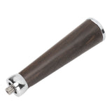 Coffee Portafilter Handle Black Rosewood M10 Thread Professional Coffee Filter Handle Replacement - Rear View