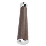 Coffee Portafilter Handle Black Rosewood M10 Thread Professional Coffee Filter Handle Replacement - Low Angle