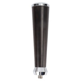 M10 Thread Coffee Filter Handle Replacement Steel Bottom Wooden Coffee Machine Handle with Buckle - Front View