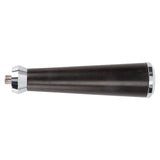 M10 Thread Coffee Filter Handle Replacement Steel Bottom Wooden Coffee Machine Handle with Buckle - Side View