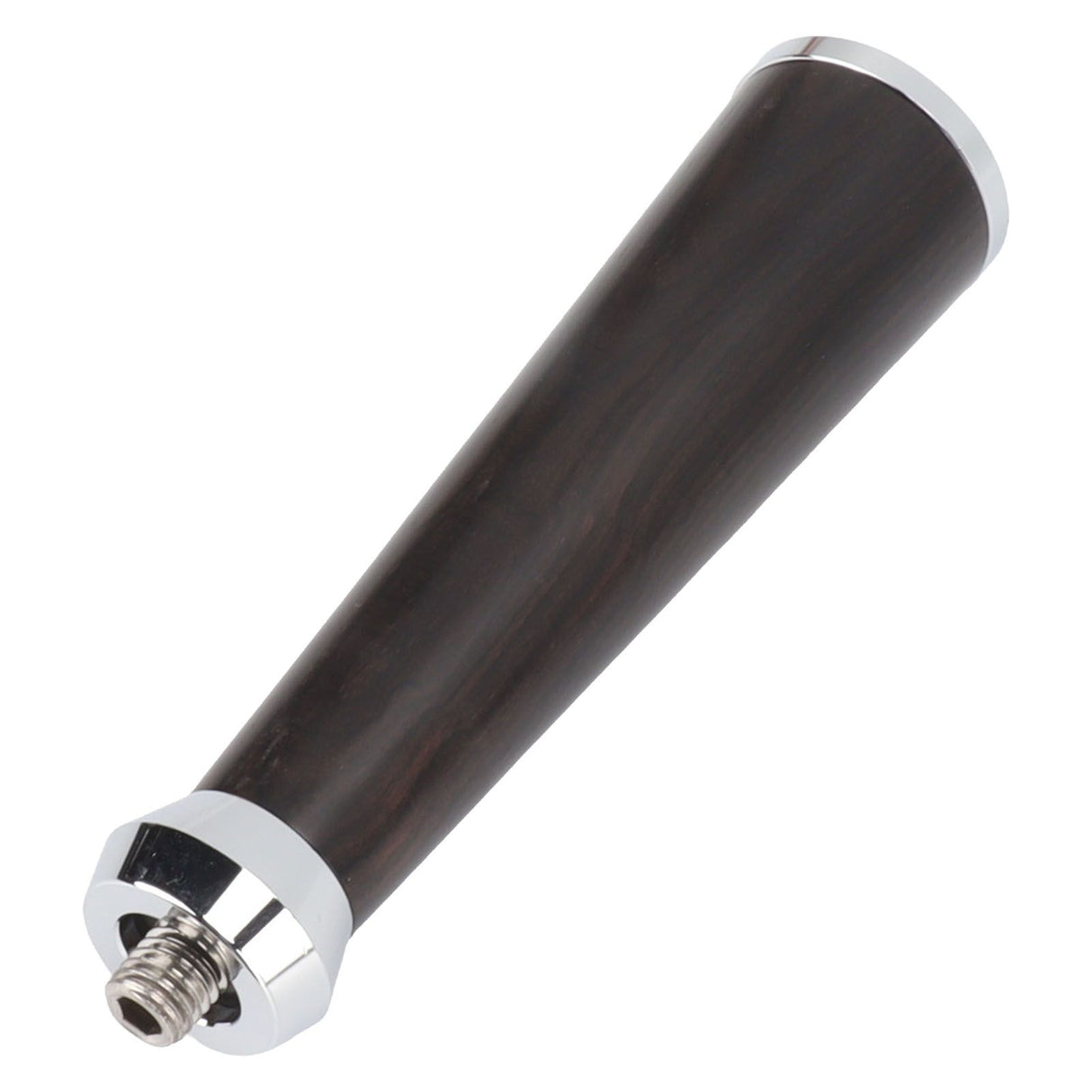 M10 Thread Coffee Filter Handle Replacement Steel Bottom Wooden Coffee Machine Handle with Buckle