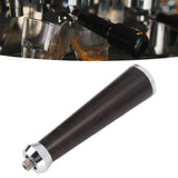 M10 Thread Coffee Filter Handle Replacement Steel Bottom Wooden Coffee Machine Handle with Buckle