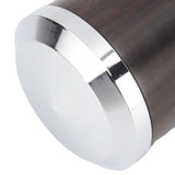 M10 Thread Coffee Filter Handle Replacement Steel Bottom Wooden Coffee Machine Handle with Buckle