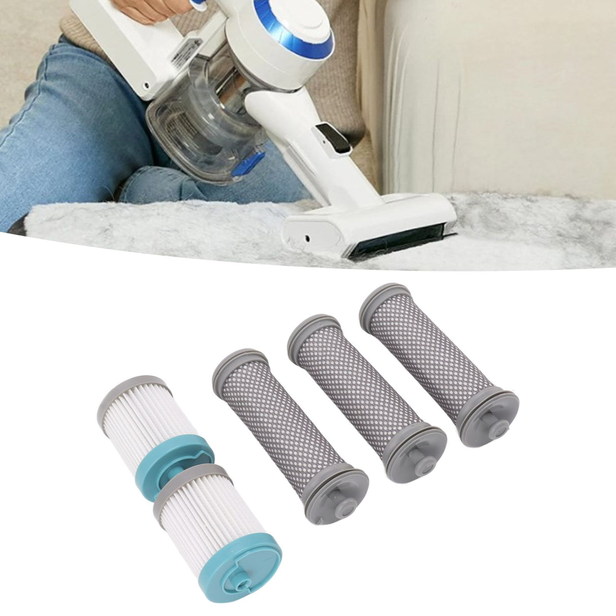 Filter Elements Post Filter Kit for Tineco A10 A11 EA10 PURE ONE S11 X Vacuum Cleaner Replacement Accessories
