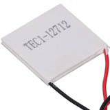 Semiconductor Cooler Chip TEC1 12712 Refrigeration Tablet for CPU Coolers Power Sources DC12V - Extra Image