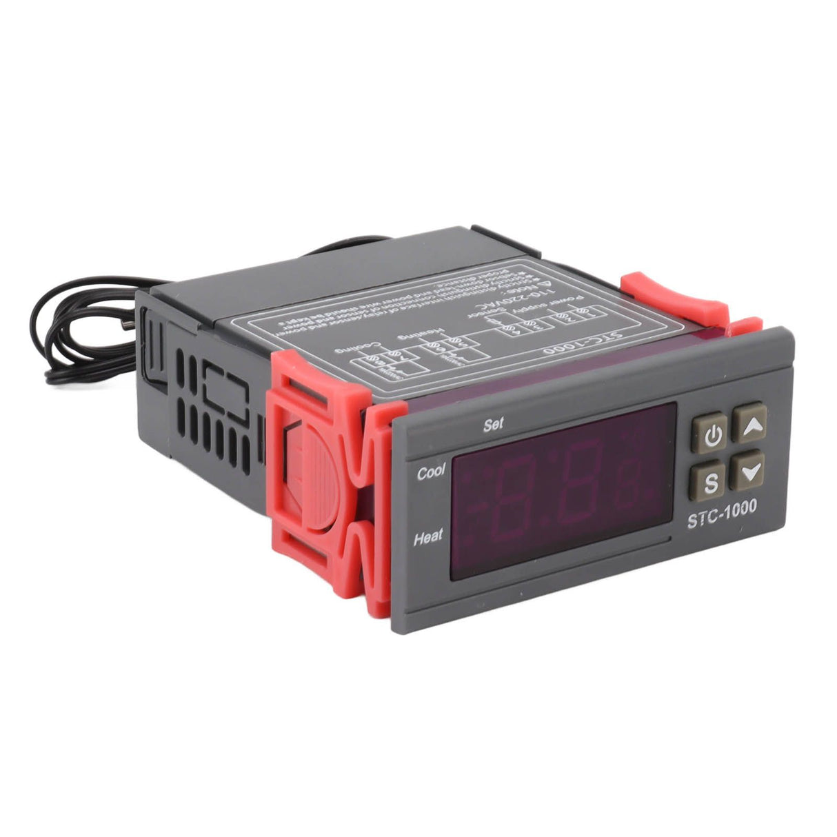 Stc 1000 Thermostat Switch Electronic Digital Display Microcomputer Temperature Controller Switch Aquarium Hatching Thermostat 110V‑220V
