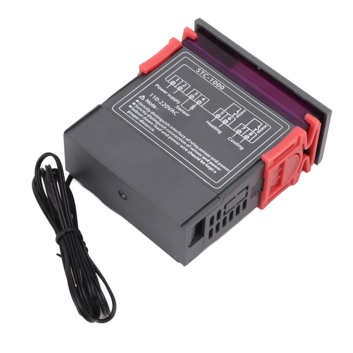 Stc 1000 Thermostat Switch Electronic Digital Display Microcomputer Temperature Controller Switch Aquarium Hatching Thermostat 110V‑220V