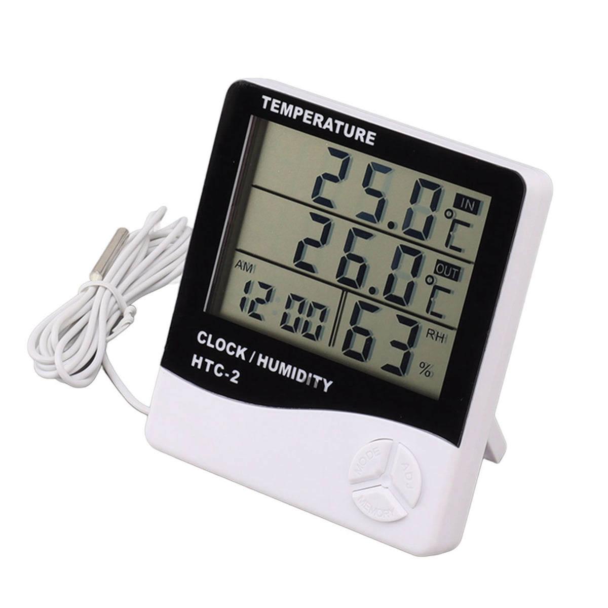 Indoor Outdoor Thermometer High Accuracy Digital Hygrometer Large Screen Display Temperature Humidity Monitor Gauge