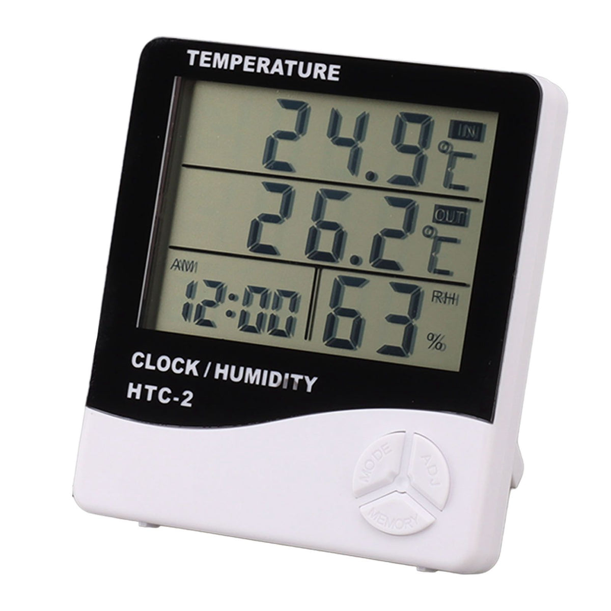 Indoor Outdoor Thermometer High Accuracy Digital Hygrometer Large Screen Display Temperature Humidity Monitor Gauge