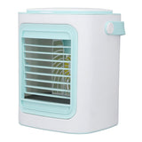 Table Air Cooler Humidification 3 Gear Adjustable Portable Strong Wind USB Port Charging Air Conditioner Fan for Home - 45-Degree Angle