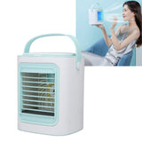 Table Air Cooler Humidification 3 Gear Adjustable Portable Strong Wind USB Port Charging Air Conditioner Fan for Home - Extra Image