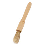 2 Pcs Coffee Grinder Cleaning Brush Wooden Tabletop Brush Cleaner for Bean Grain Coffee Tool