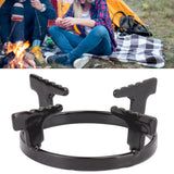 Cast Iron Wok Rack Rust Prevention Portable Gas Stove Rack Wok Stand for Kitchen - Extra Image