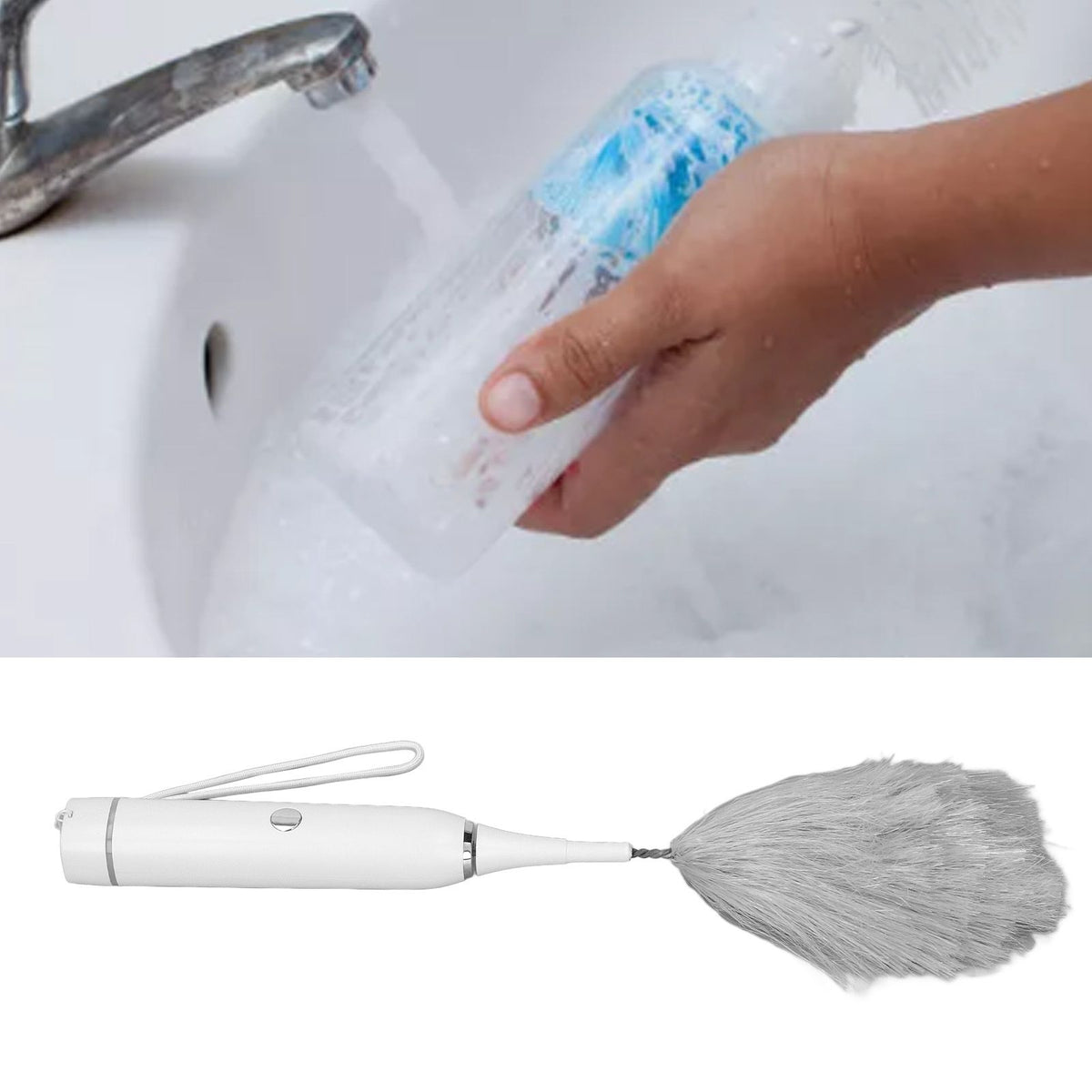 Electric Bottle Brush 4W Baby Milk Bottles Cleaning Waterproof Bottle Cleaner Washer Brush for New Moms