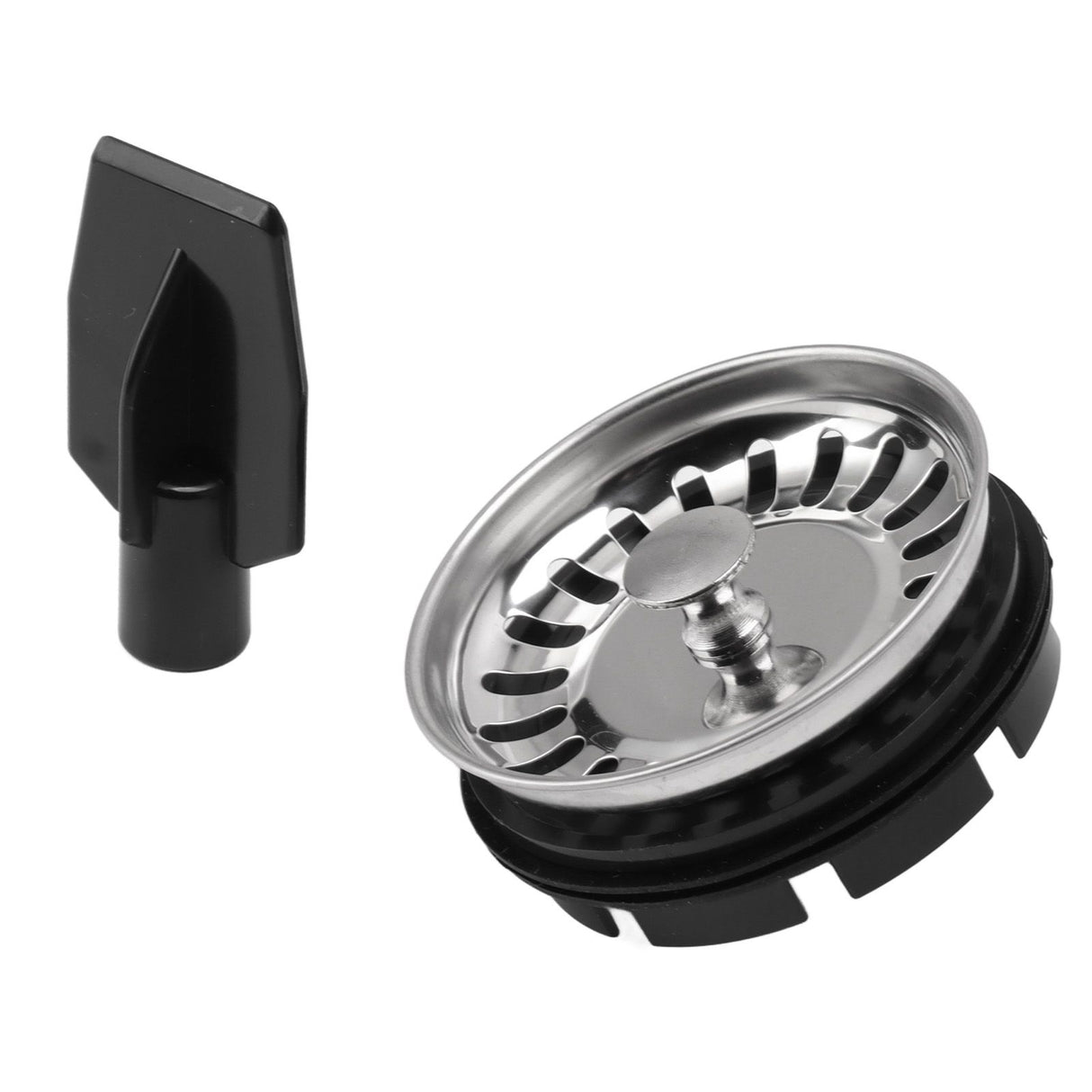 Garbage Disposer Strainer Pull Water Plug Rust Resistant Food Waste Disposer Filter Grinder Shredder Part