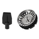 Garbage Disposer Strainer Pull Water Plug Rust Resistant Food Waste Disposer Filter Grinder Shredder Part - Side View
