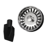 Garbage Disposer Strainer Pull Water Plug Rust Resistant Food Waste Disposer Filter Grinder Shredder Part - Top-Down View