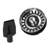 Garbage Disposer Strainer Pull Water Plug Rust Resistant Food Waste Disposer Filter Grinder Shredder Part - Rear View