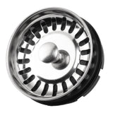 Garbage Disposer Strainer Pull Water Plug Rust Resistant Food Waste Disposer Filter Grinder Shredder Part - Low Angle