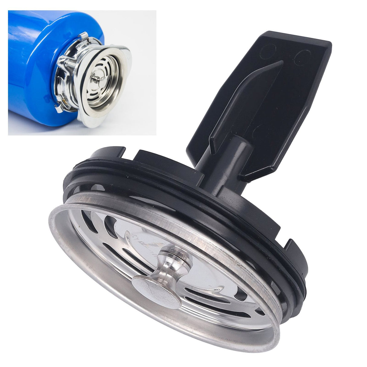 Garbage Disposal Strainer Stopper Copper ABS Garbage Disposal Splash Guard for Kitchen Home