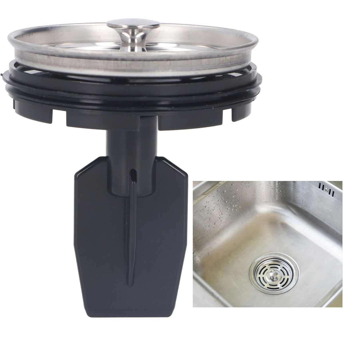 Garbage Disposal Strainer Stopper Copper ABS Garbage Disposal Splash Guard for Kitchen Home