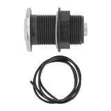 Garbage Disposal Sinktop Air Switch Kit Stainless Steel Sink Top Air Switch Push Button with 1.5m Hose for Kitchen Food Waste Disposal Electric Water Heater