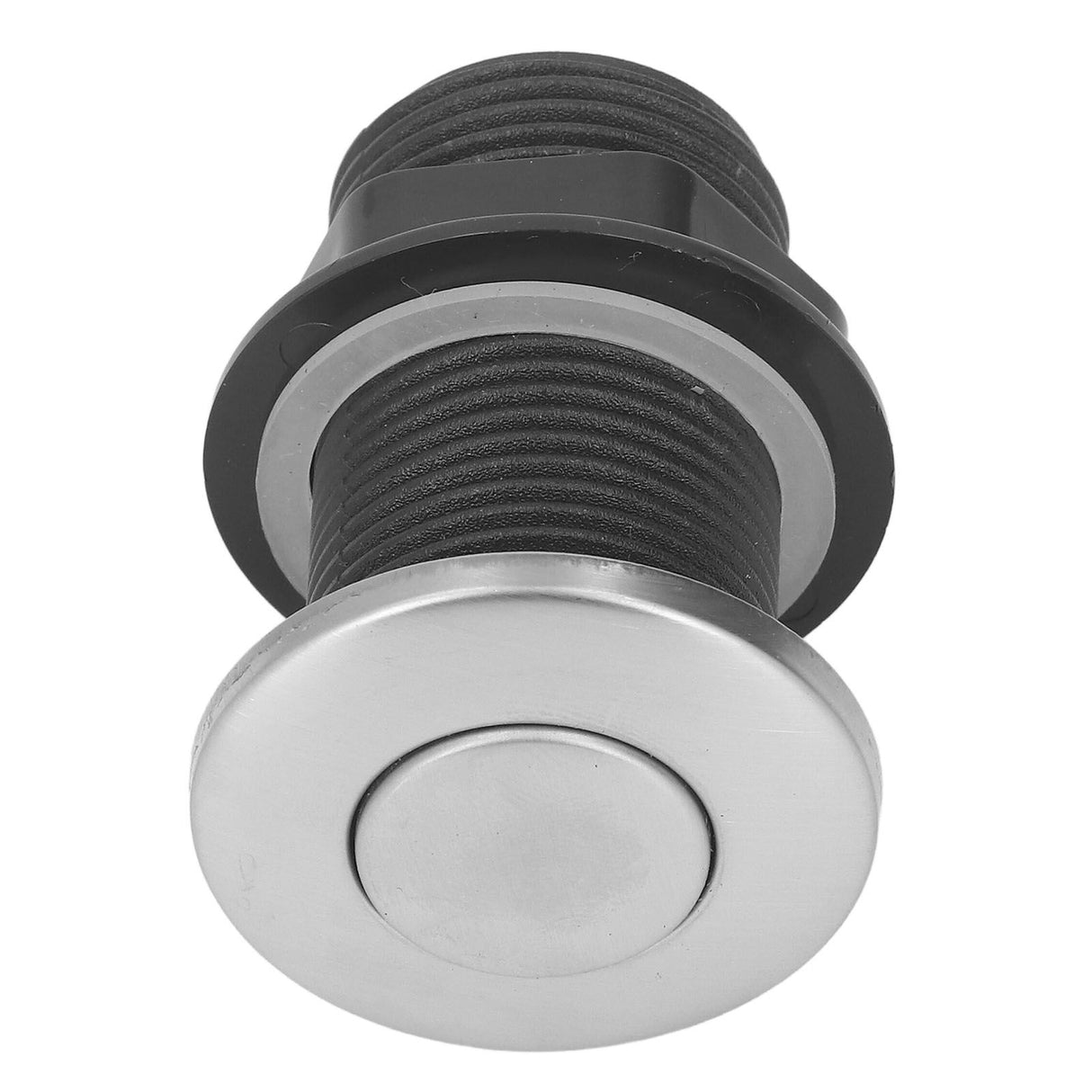 Garbage Disposal Sinktop Air Switch Kit Stainless Steel Sink Top Air Switch Push Button with 1.5m Hose for Kitchen Food Waste Disposal Electric Water Heater