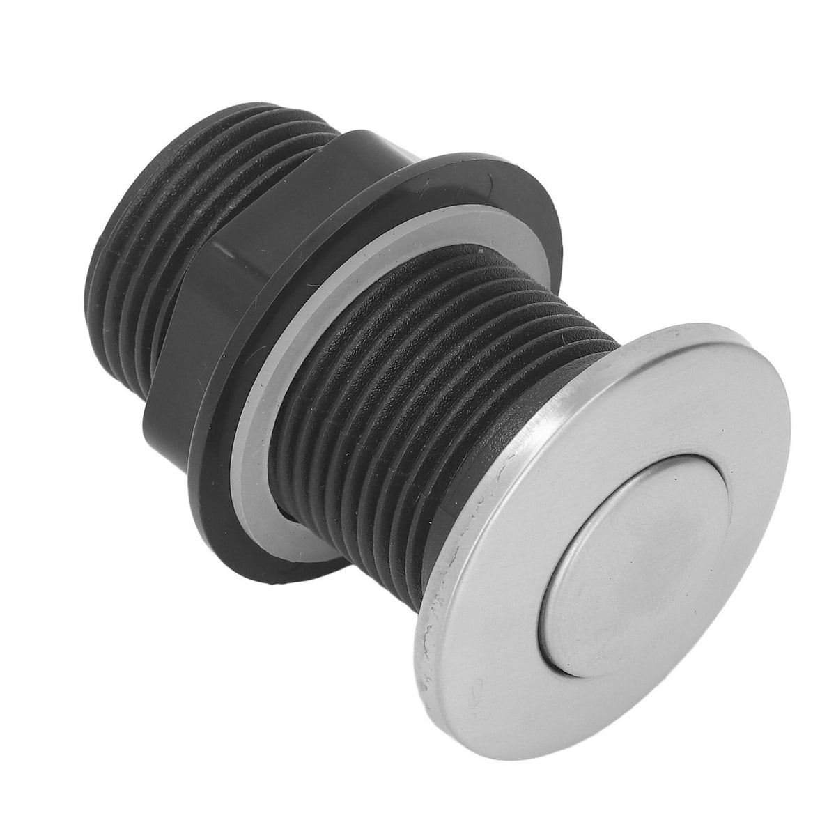 Garbage Disposal Sinktop Air Switch Kit Stainless Steel Sink Top Air Switch Push Button with 1.5m Hose for Kitchen Food Waste Disposal Electric Water Heater