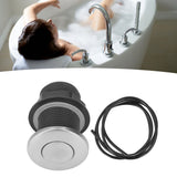 Garbage Disposal Sinktop Air Switch Kit Stainless Steel Sink Top Air Switch Push Button with 1.5m Hose for Kitchen Food Waste Disposal Electric Water Heater - Extra Image