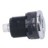 Garbage Disposal Air Switch Stainless Steel Head Flexible Spa Bathtub Air Switch 125‑250V 34 Button - Side View
