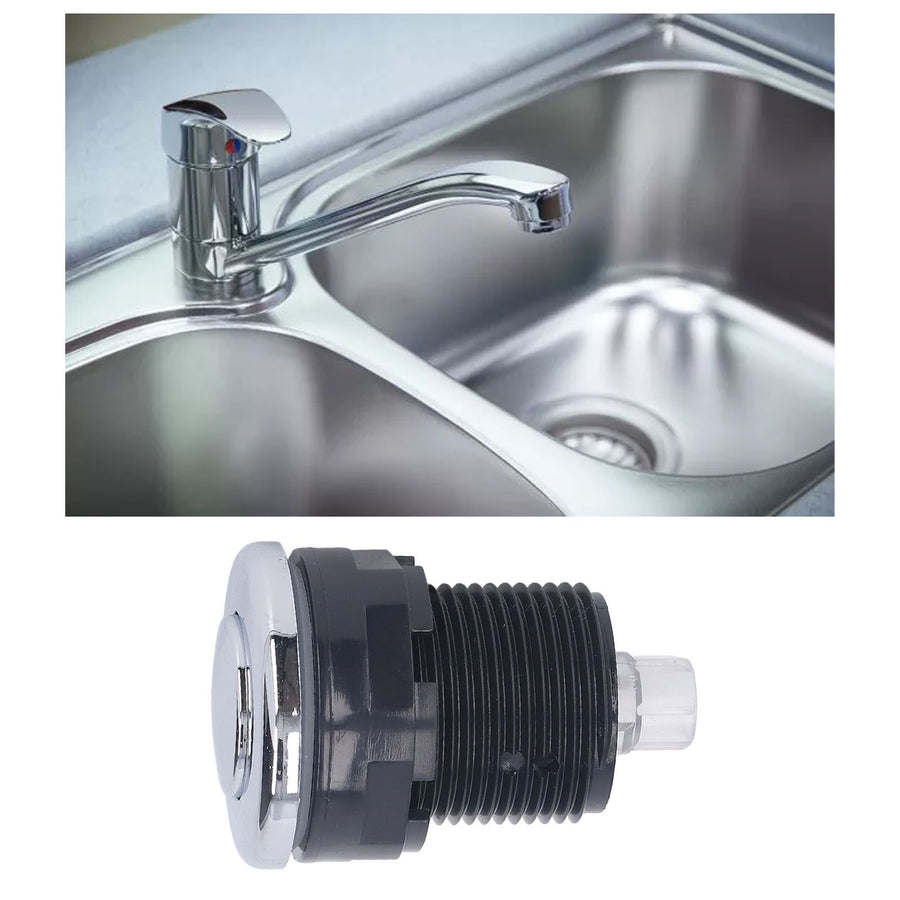 Garbage Disposal Air Switch Stainless Steel Head Flexible Spa Bathtub Air Switch 125‑250V 34 Button