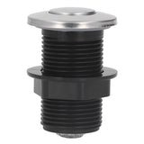Food Waste Garbage Disposal Air Switch Stainless Steel Button Pneumatic Massage Bathtub Start Switch 125/250V - Front View
